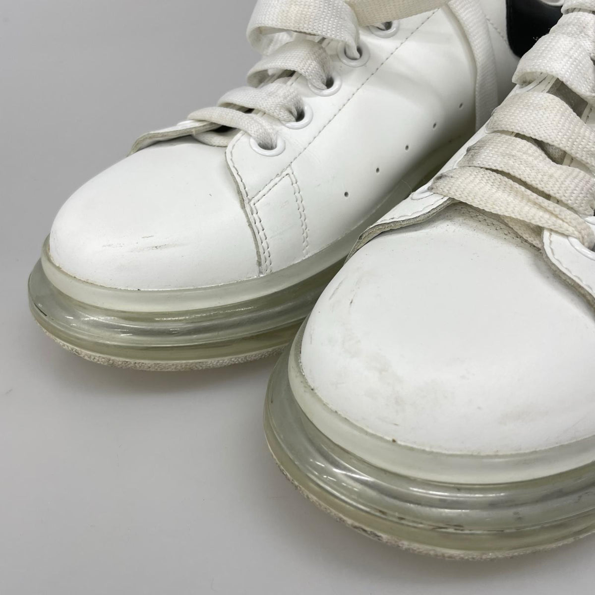 スニーカー Alexander McQueen エアプラットフォームスニーカー 40 白 40 ホワイト 40 ホワイト
