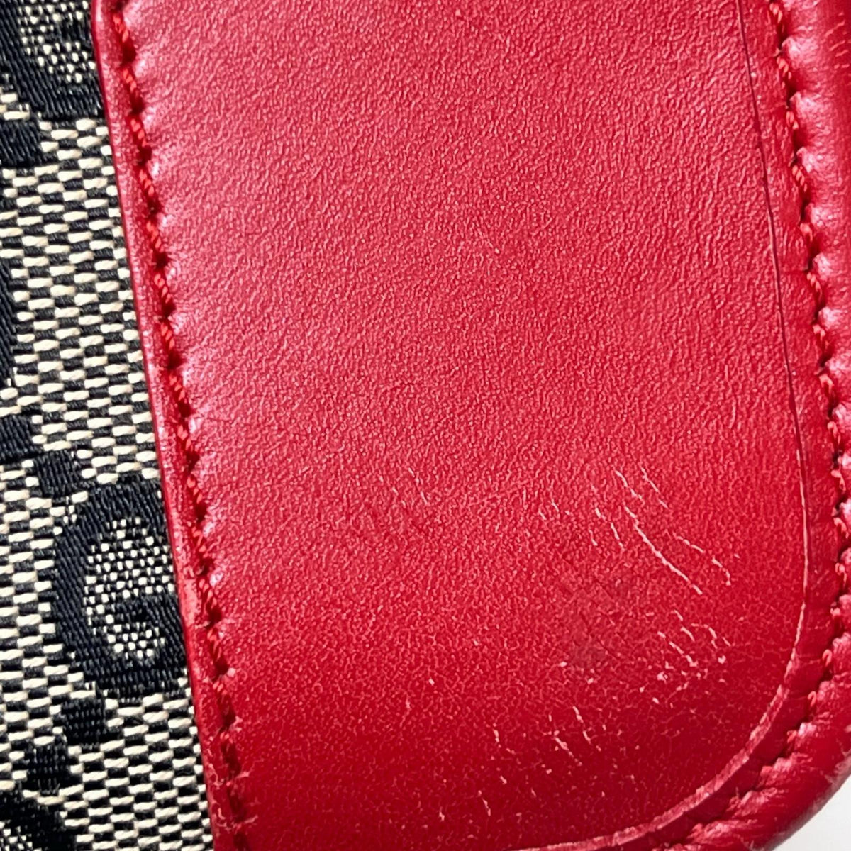GUCCI/0856/GGキャンバススクエアハンドバッグ/赤