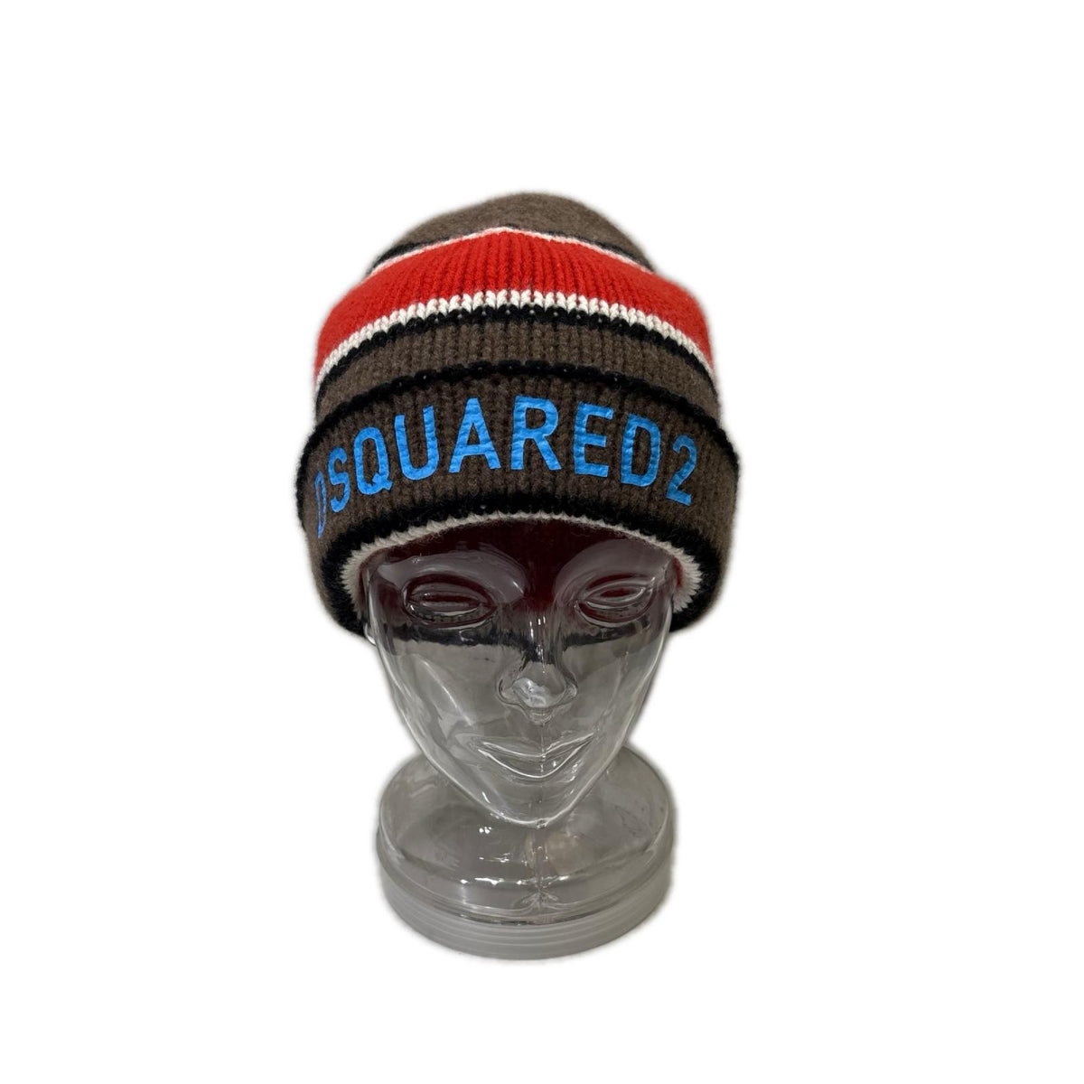ニットキャップ ニットキャップ 茶 マルチカラー