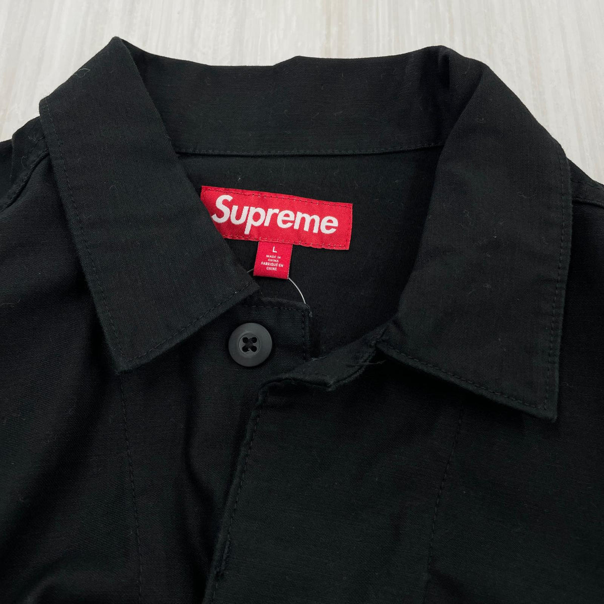 ジャケット Supreme 24SS melvins bdu jacket L 黒 L ブラック