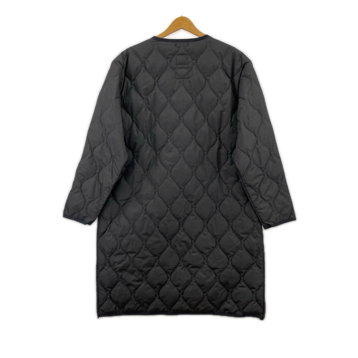 ダウンジャケット ミリタリー クルーネック ダウンコート 黒 (XL) LL ブラック