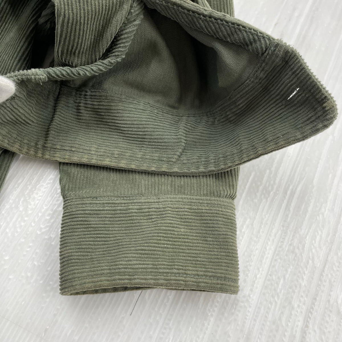 長袖シャツ 21AW GONZ CORDUROY WORK SHIRT カーキ (L) L グリーン