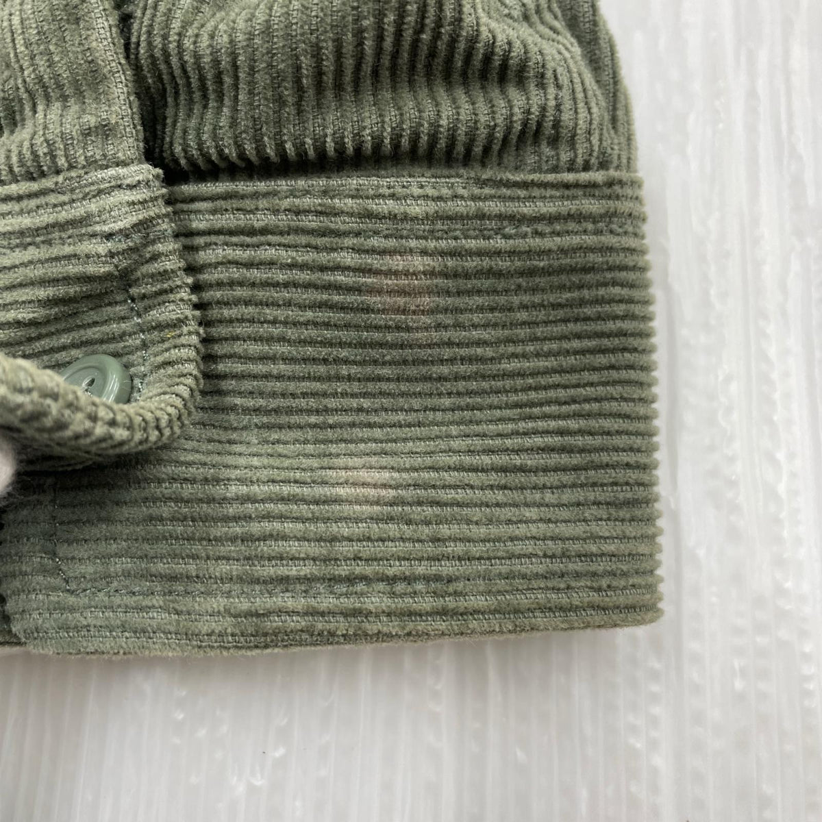 長袖シャツ 21AW GONZ CORDUROY WORK SHIRT カーキ (L) L グリーン