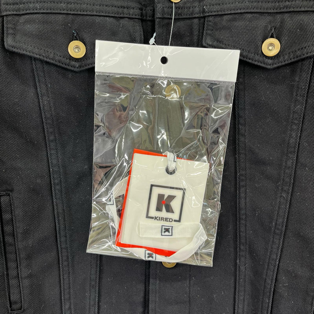 ジャケット KIRED.IT キーレッド MOD.KEN デニムジャケット 46 ブラック 46 ブラック