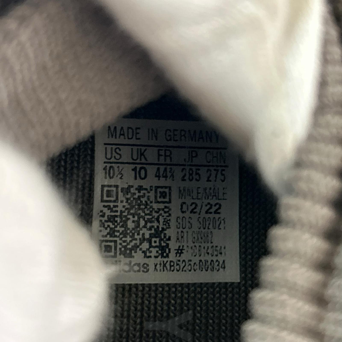 スニーカー YEEZY 450 CINDER 28.5cm 28.5cm (US10 1/2 UK10 EU47) ブラウン