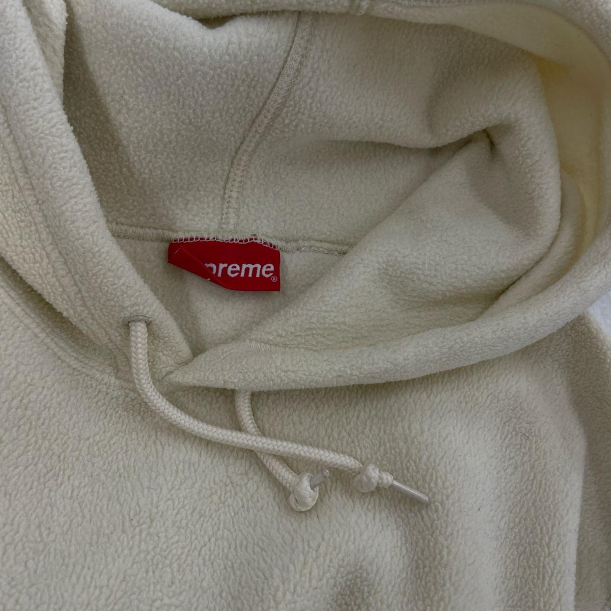 パーカー 18AW Polartec Hooded Sweatshirt 白 (L) L