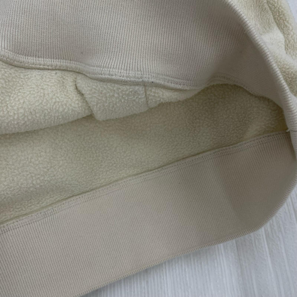 パーカー 18AW Polartec Hooded Sweatshirt 白 (L) L