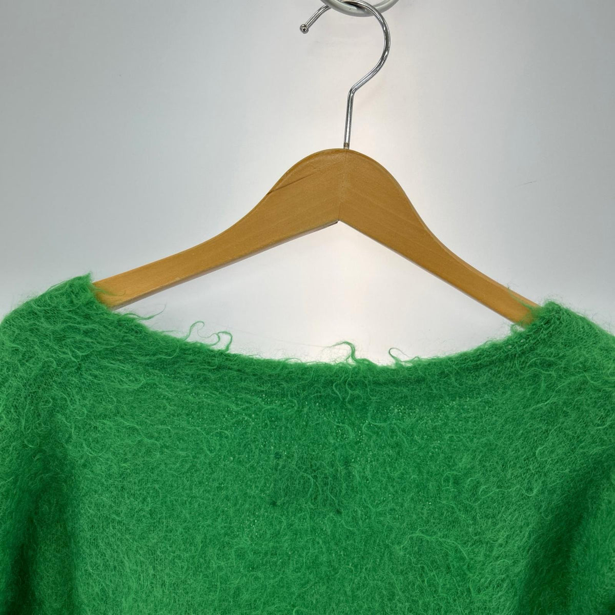 カーディガン 23AW MOHAIR CARDIGAN グリーン (L) L グリーン