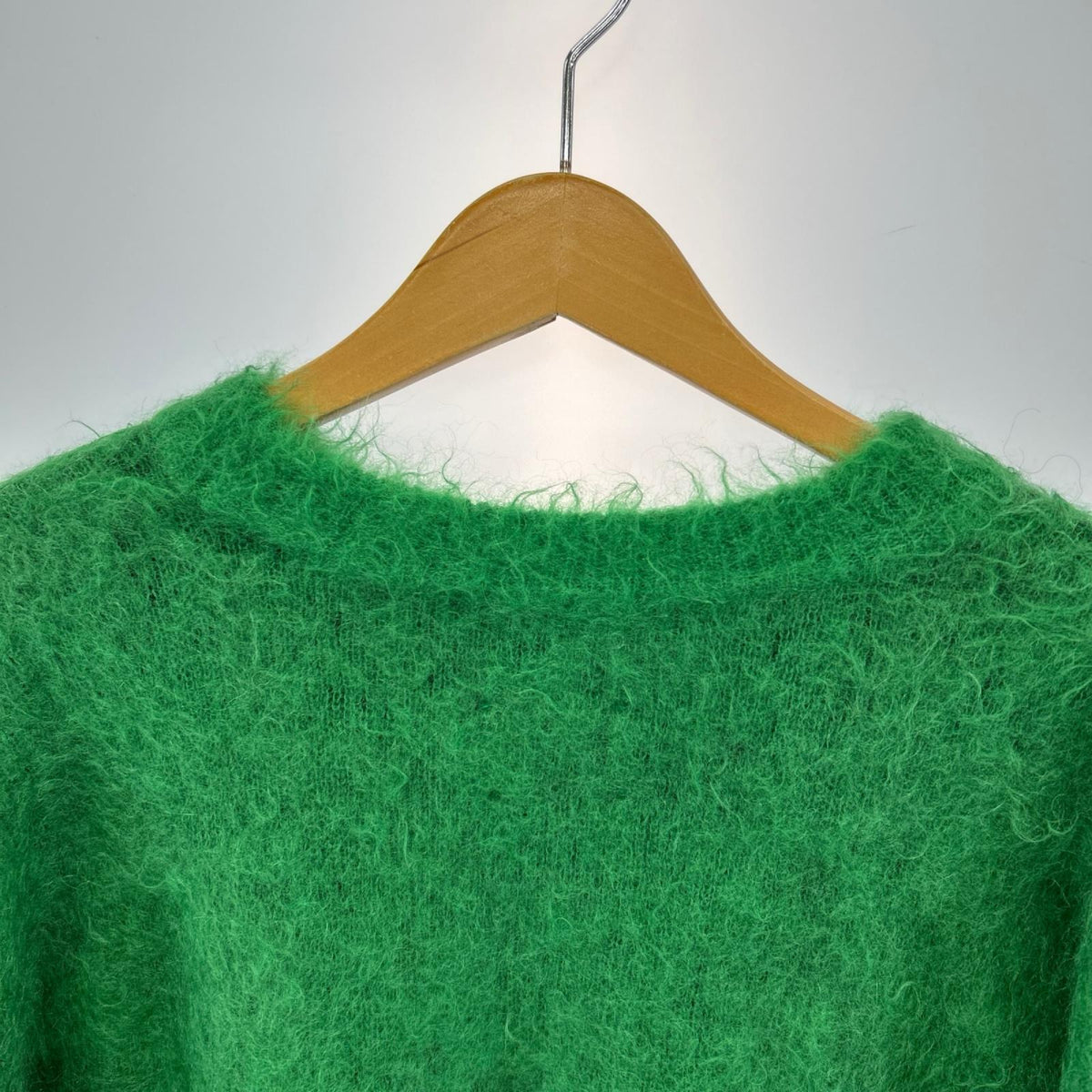 ニット 23AW MOHAIR CREW NECK KNIT グリーン (L) L グリーン