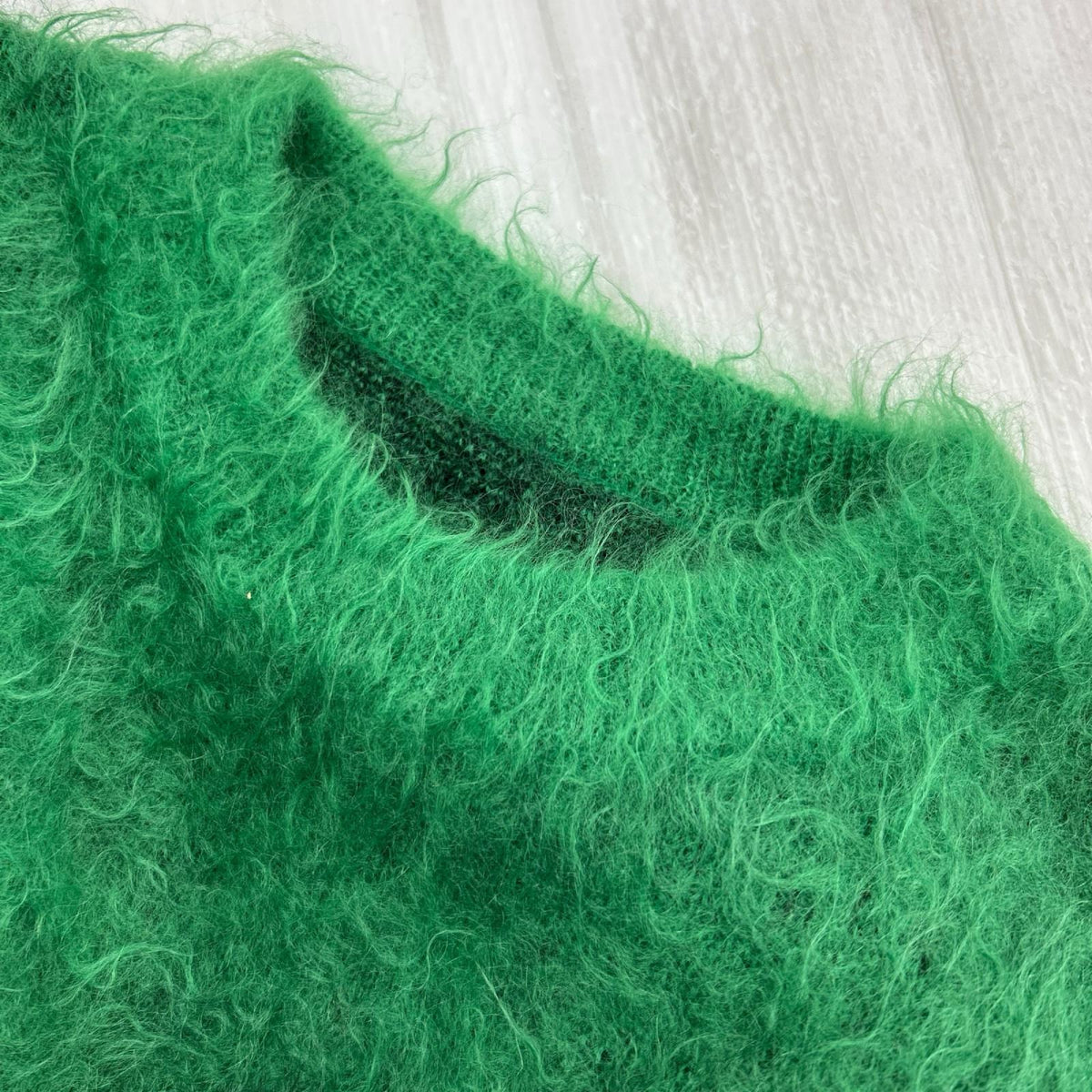ニット 23AW MOHAIR CREW NECK KNIT グリーン (L) L グリーン