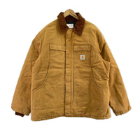 長袖シャツ Carhartt 70s ダッグベスト ボアライナー 茶 (XL) 50 ブラウン