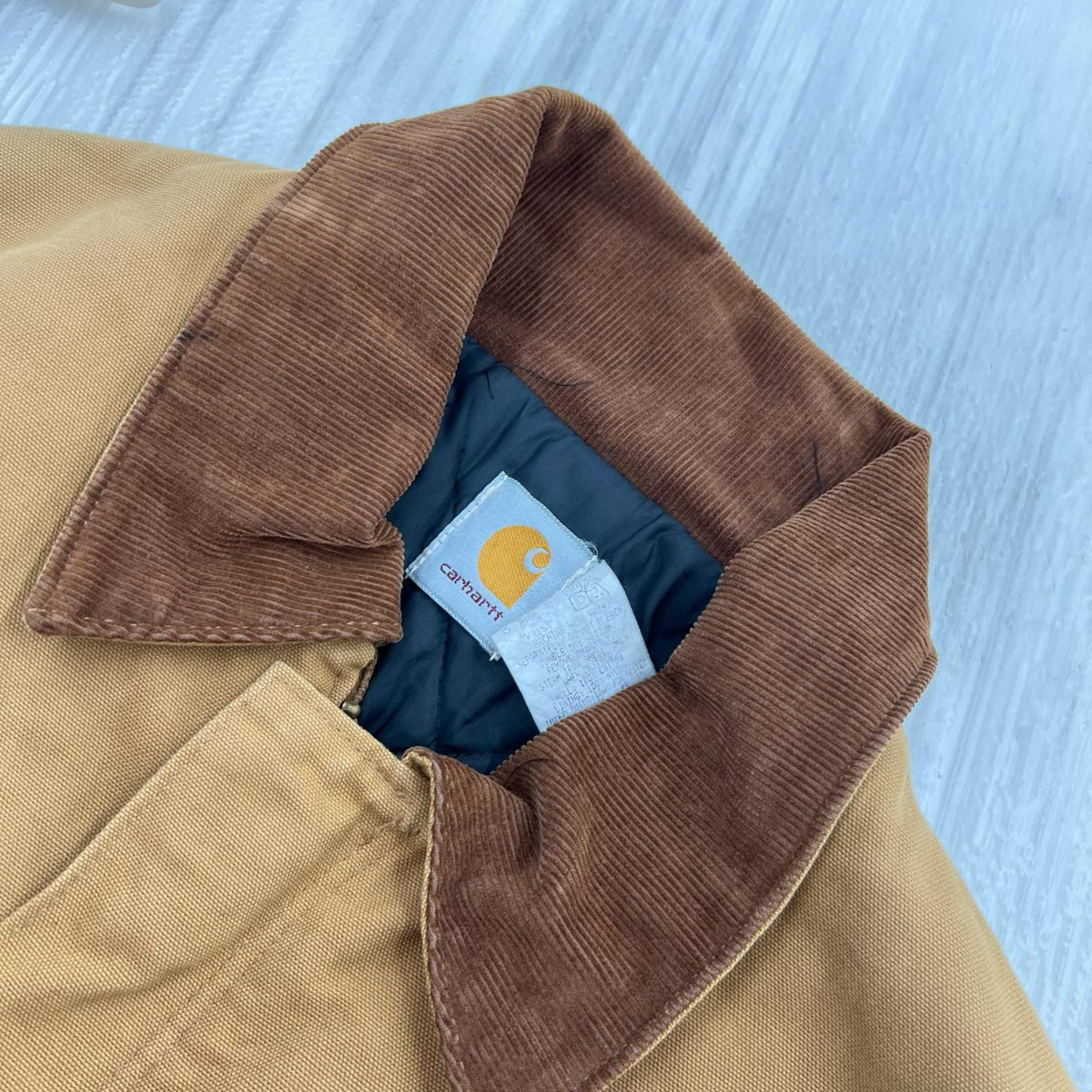 長袖シャツ Carhartt 70s ダッグベスト ボアライナー 茶 (XL) 50 ブラウン