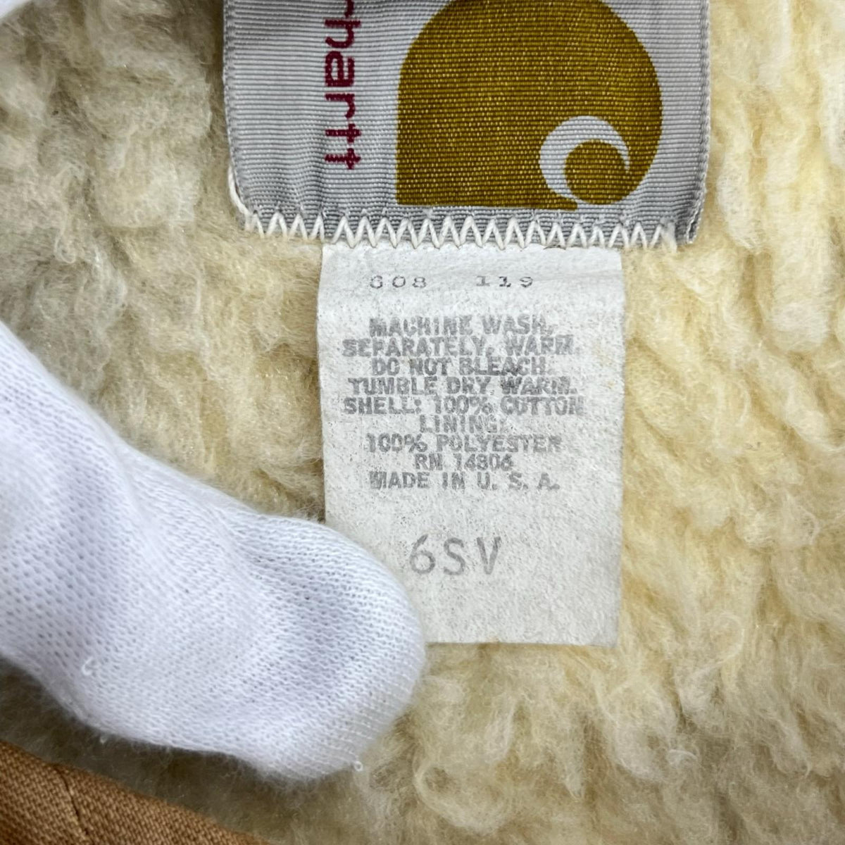 ジャケット Carhartt 96年 トラディショナルコート CQ186 茶 (50) ブラウン