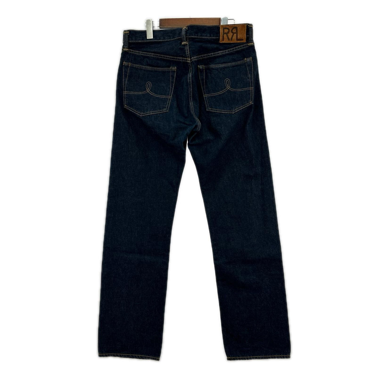 デニムパンツ RRL STRAIGHT LEG SELVEDGE JEAN 33×32 インディゴ
