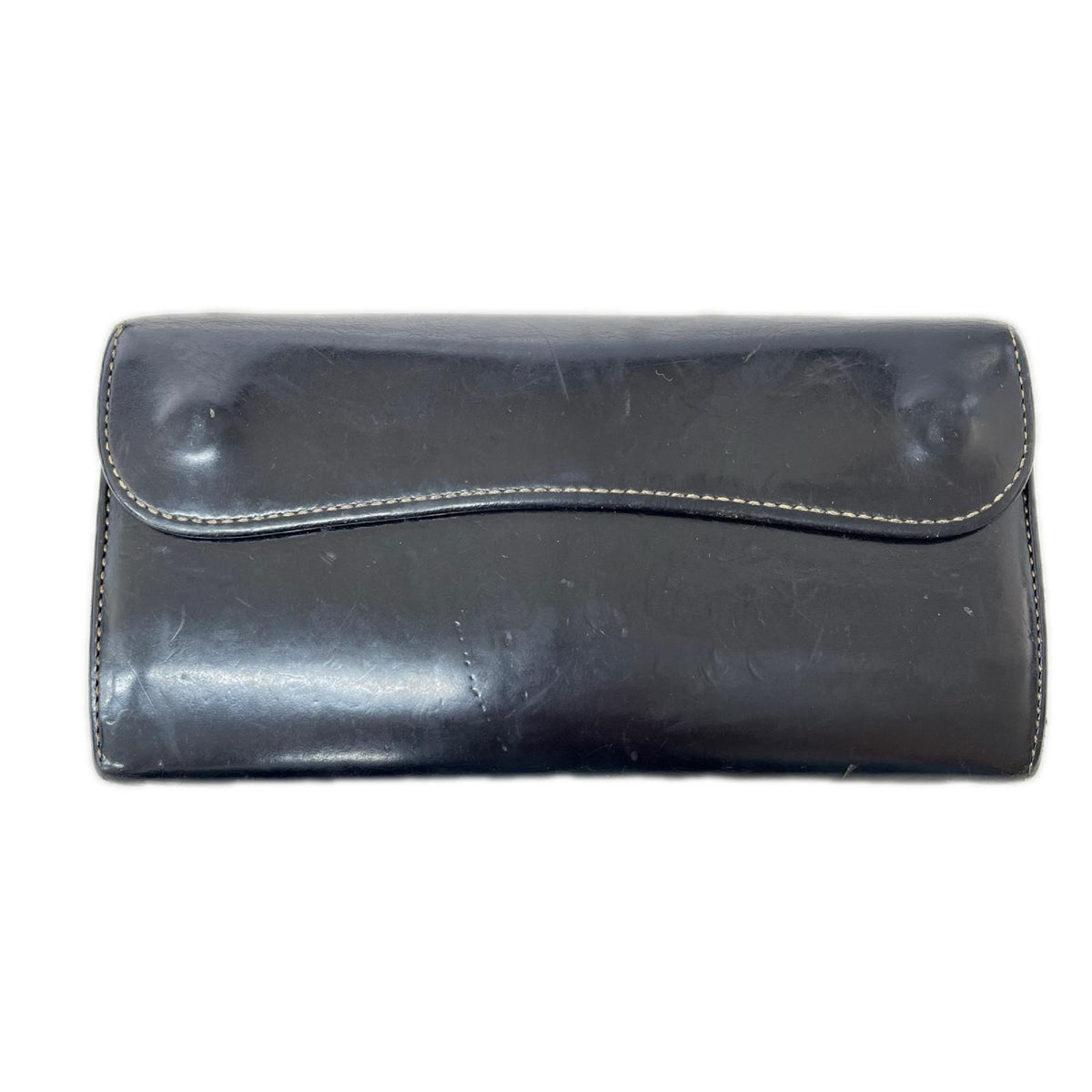 長財布 WILDSWANS WAVE 王冠ロゴ サドルプルアップ ブラック ブラック