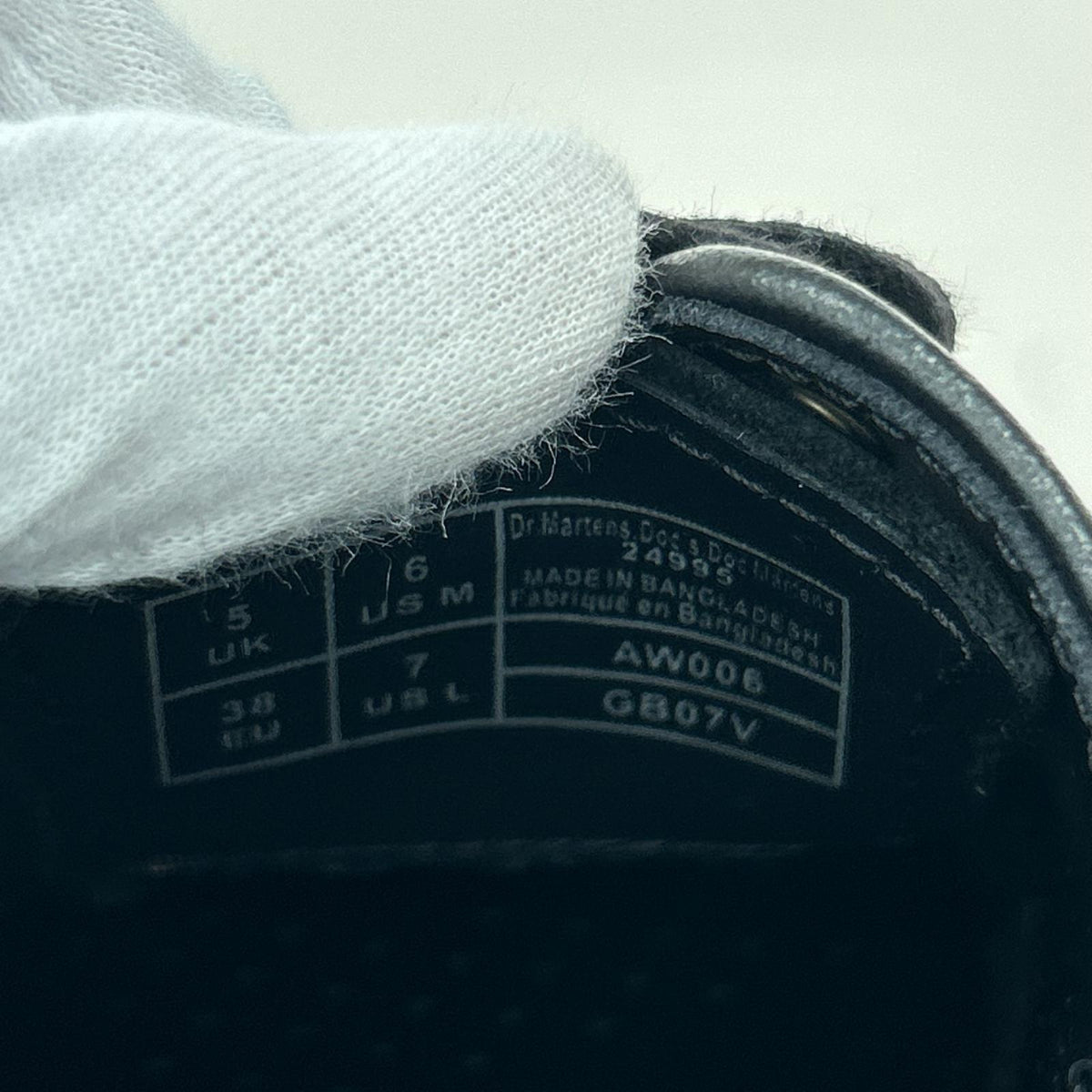 スニーカー Leather Oxford Shoes Black ブラック
