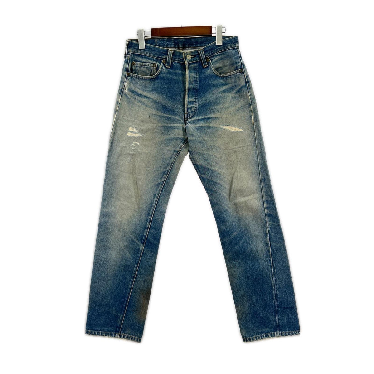 デニムパンツ 80s 501 赤耳オリジナル 裏524 (実寸約31インチ) インディゴ