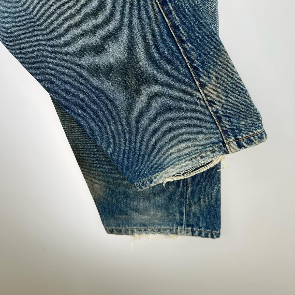 デニムパンツ 80s 501 赤耳オリジナル 裏524 (実寸約31インチ) インディゴ