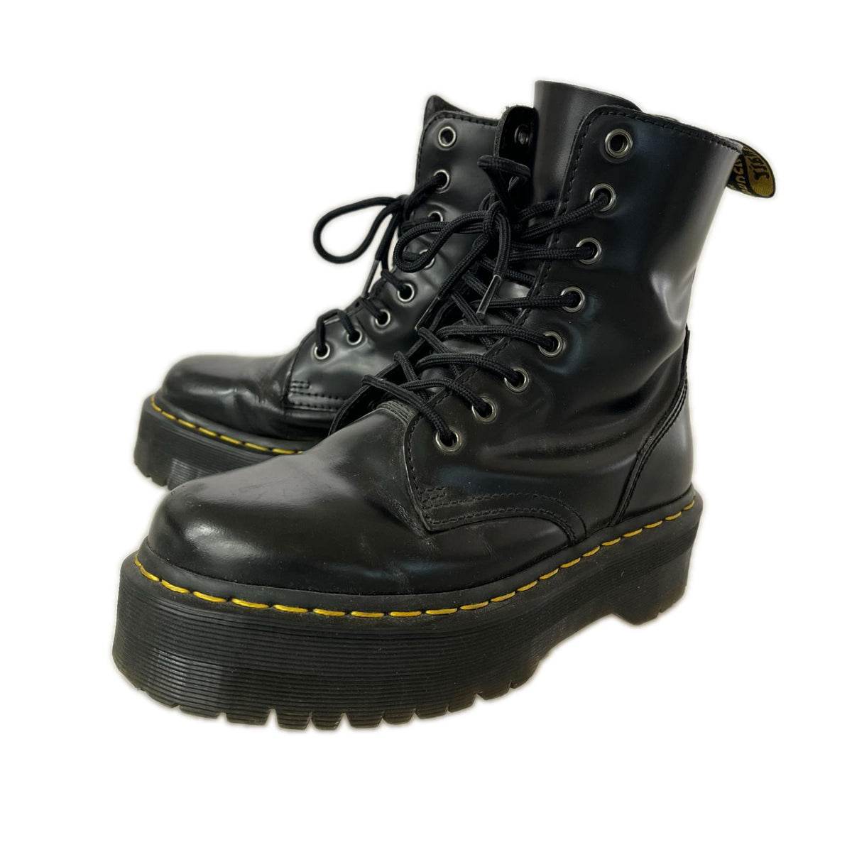 ブーツ Dr.Martens JADON ボリューム 8ホールブーツ ブラック