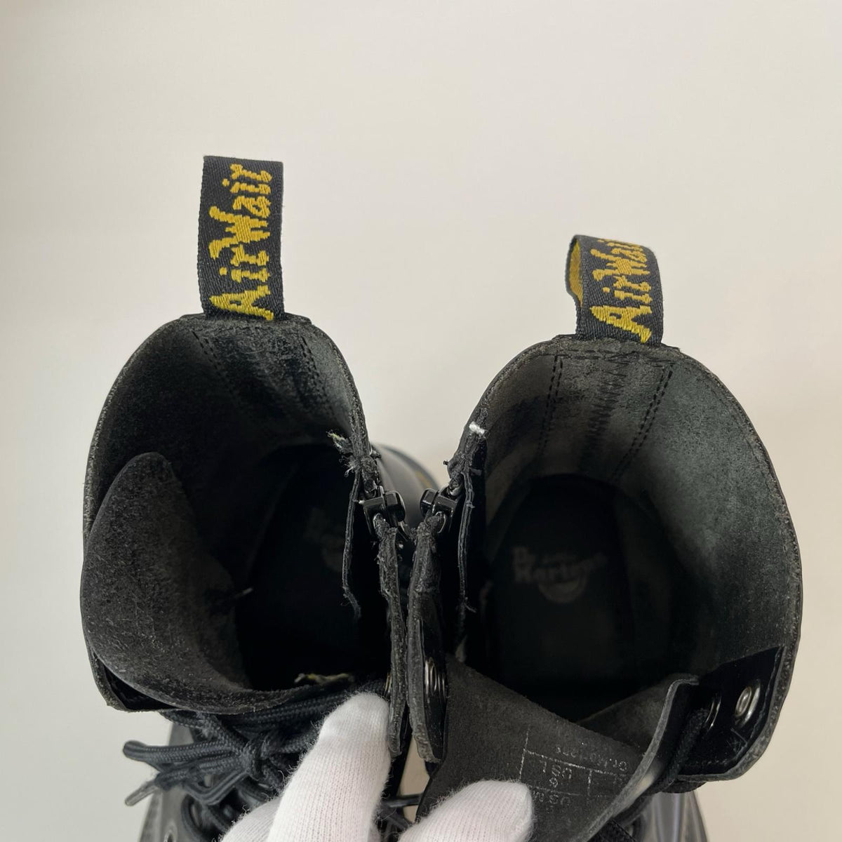 ブーツ Dr.Martens JADON ボリューム 8ホールブーツ ブラック