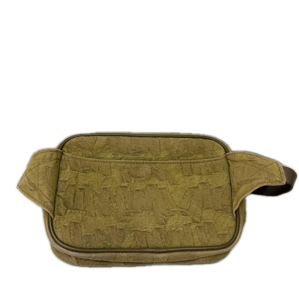 ショルダーバッグ 22SS Fat Tip Jacquard Denim Waist Bag カーキ