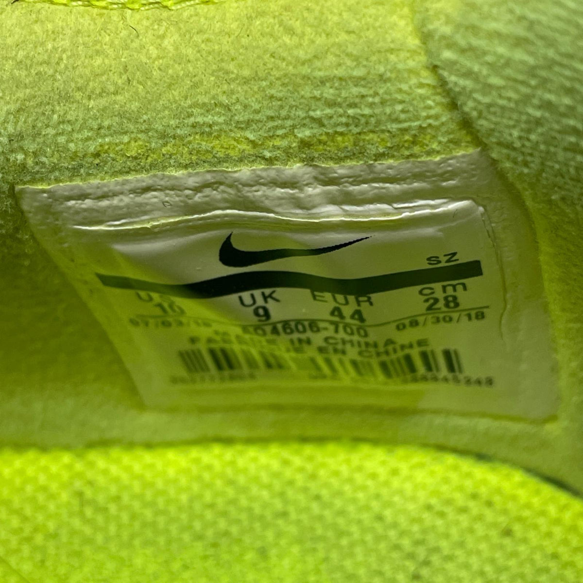 スニーカー xOff-White Air Force 1 Low Volt 28cm (US10 UK9 1/2 EU46) イエロー