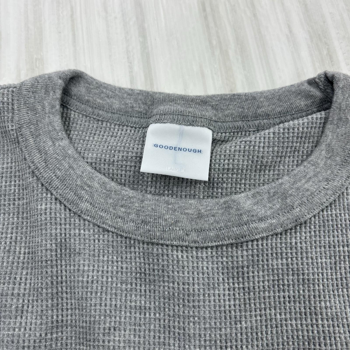 半袖Tシャツ 00s GDEH サーマルTシャツ (L) グレー×チャコール L