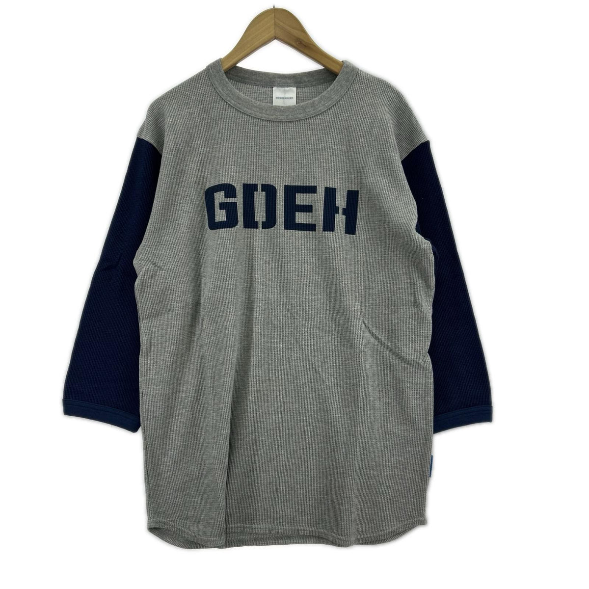 半袖Tシャツ 00s GDEH サーマルTシャツ (L) グレー×ネイビー L