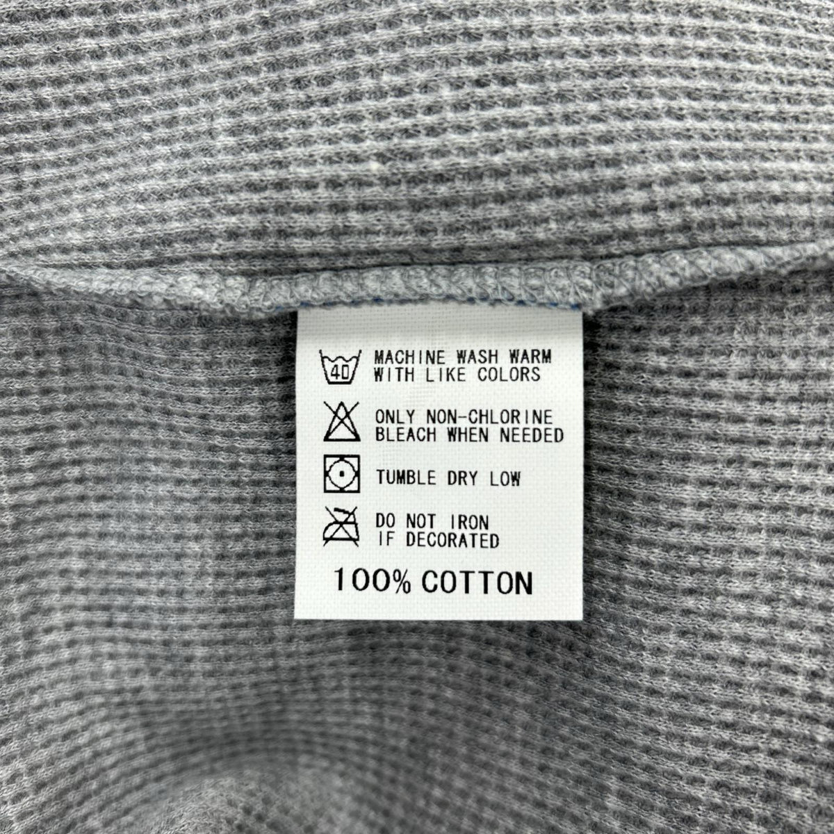 半袖Tシャツ 00s GDEH サーマルTシャツ (L) グレー×ネイビー L