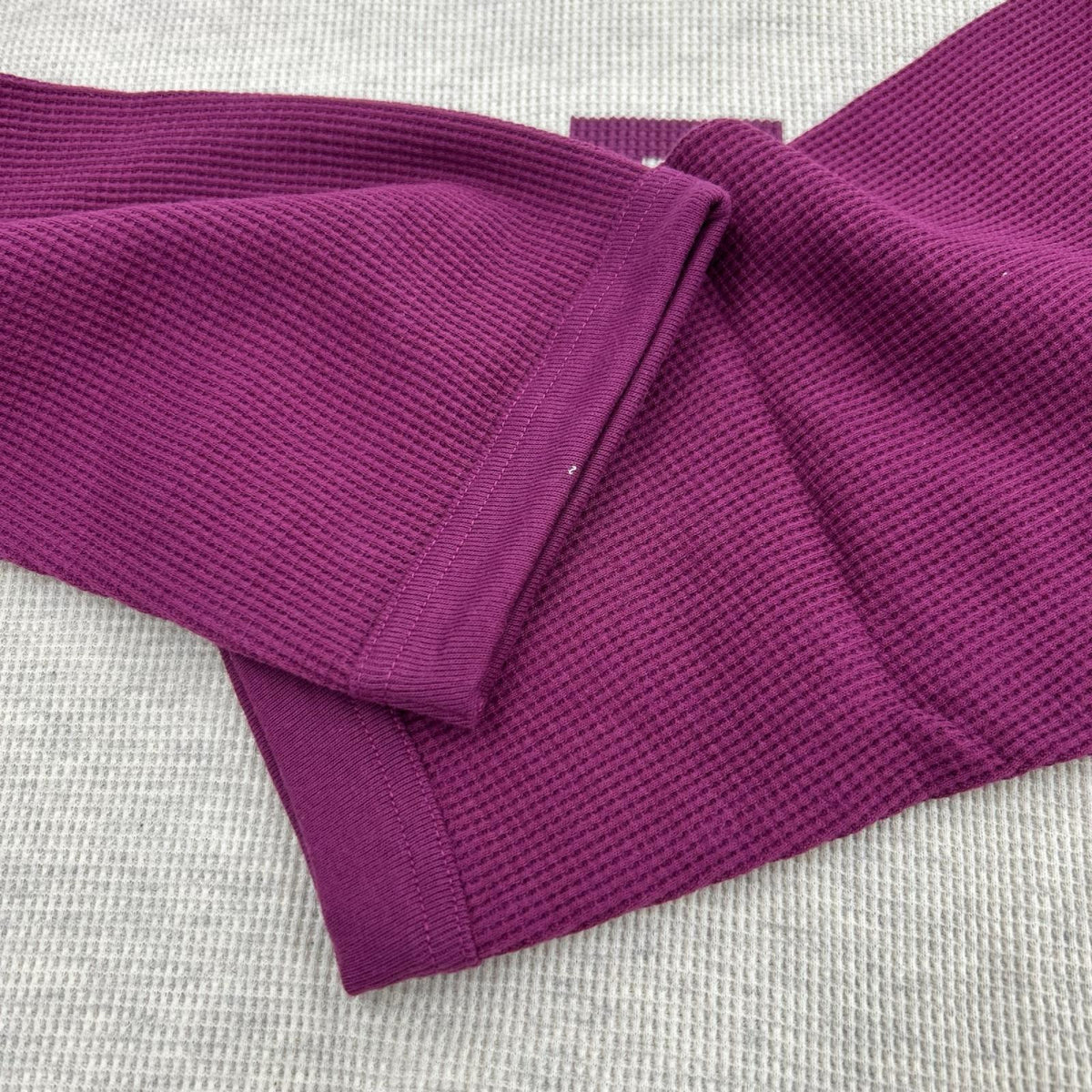 半袖Tシャツ 00s GDEH サーマルTシャツ (L) ナチュラル×ワイン L