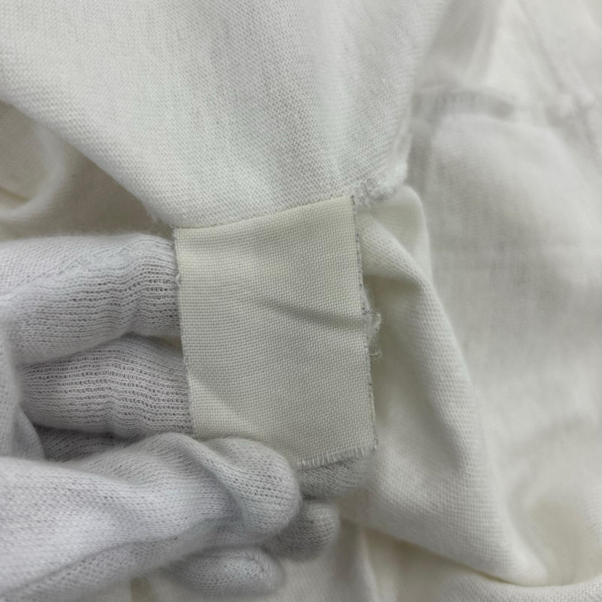 長袖Tシャツ 02年 土偶 L/S Tee (M) ホワイト×ピンク M ホワイト