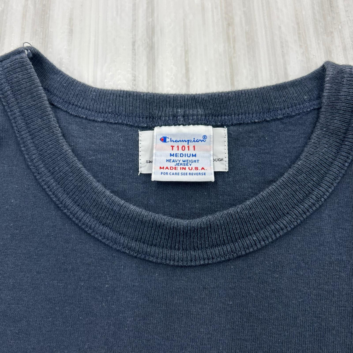 半袖Tシャツ ROCK ロゴTシャツ (M) ネイビー M ネイビー