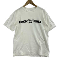 半袖Tシャツ 00s COTTON BASE ROCK'N'ROLL Tシャツ(M) ホワイト M ホワイト