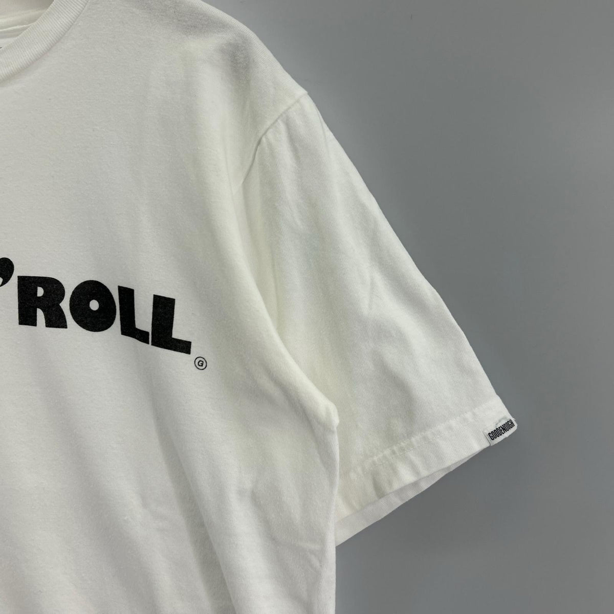 半袖Tシャツ 00s COTTON BASE ROCK'N'ROLL Tシャツ(M) ホワイト M ホワイト