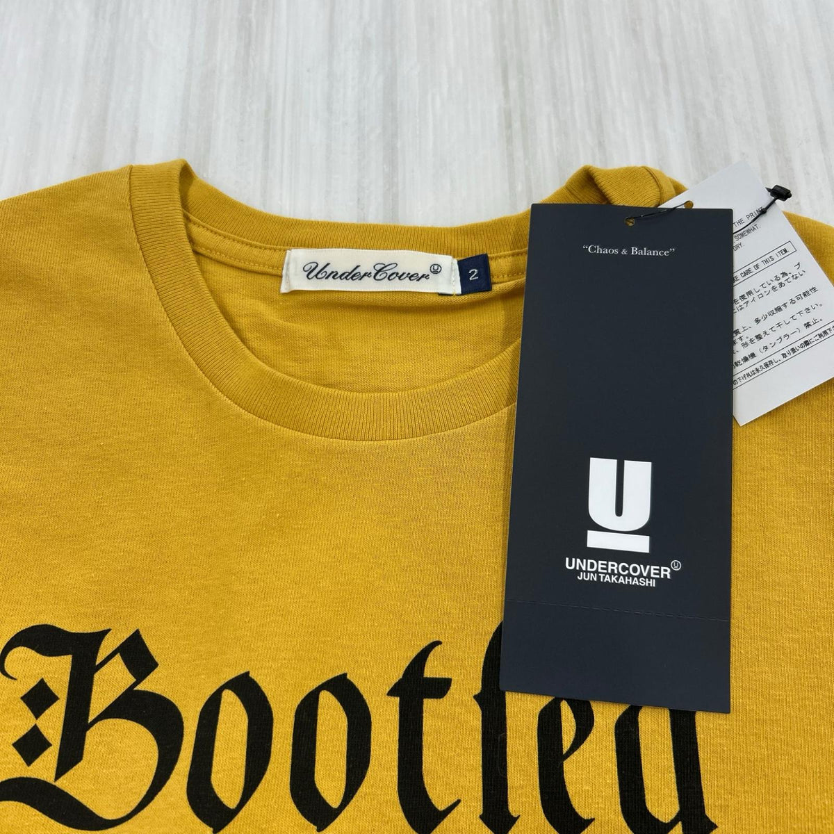 半袖Tシャツ 19SS TEE Bootleg Truth UCW3805 (2) マスタード 2
