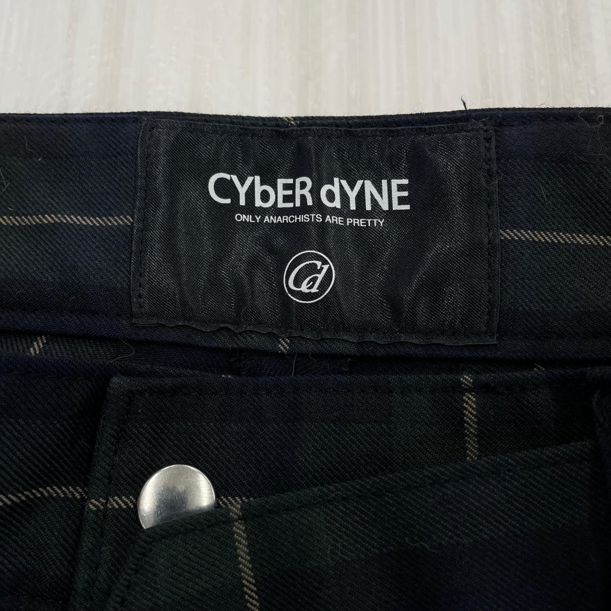 パンツ CYbER dYNE チェック柄ボンテージパンツ グリーン系 S グリーン