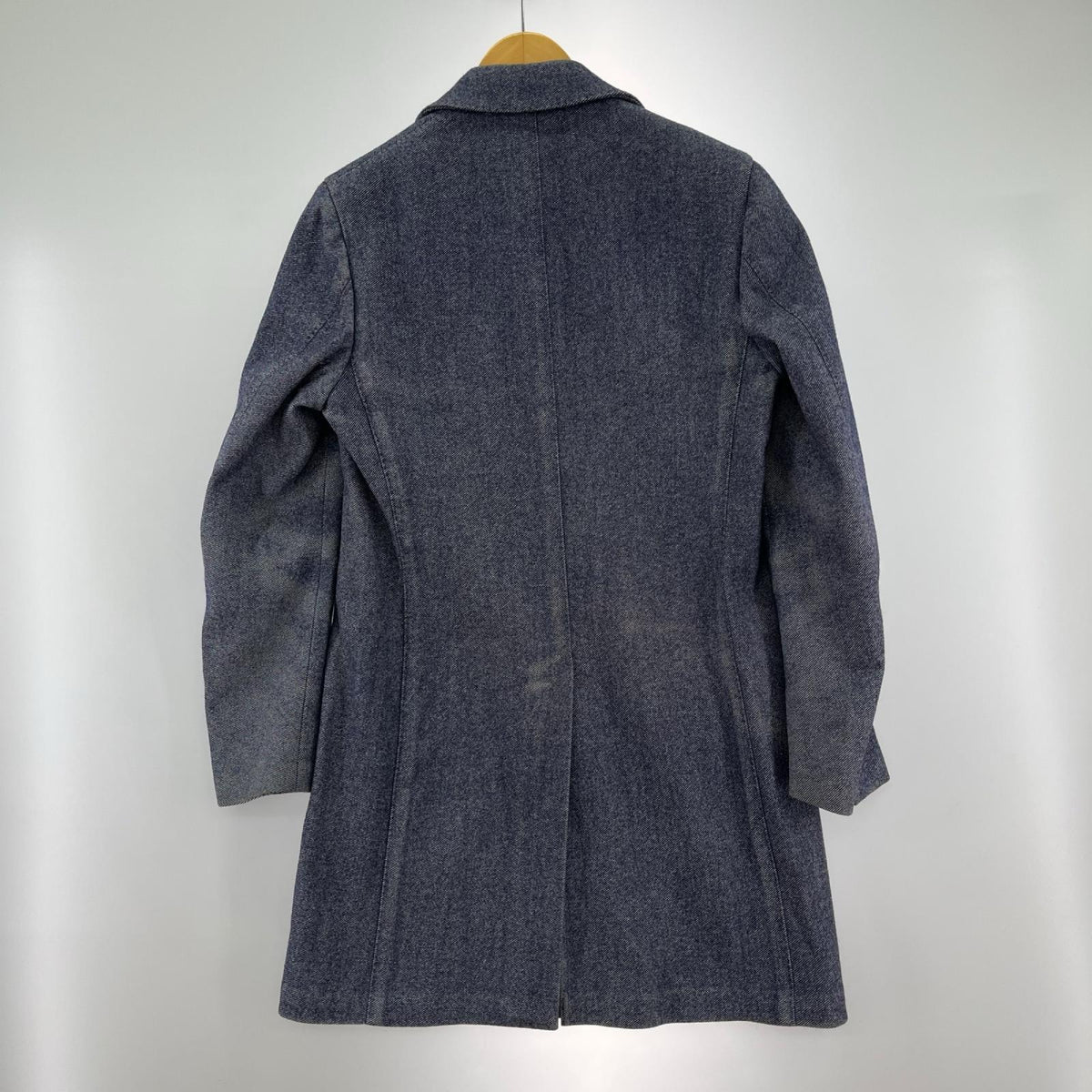 ジャケット LARDINI チェスターコート 44 ネイビー 44 ネイビー