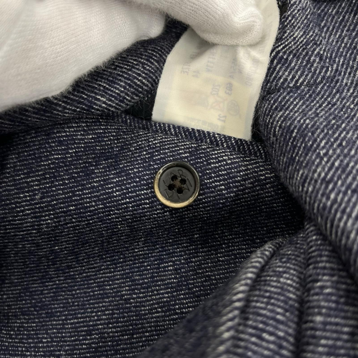 ジャケット LARDINI チェスターコート 44 ネイビー 44 ネイビー