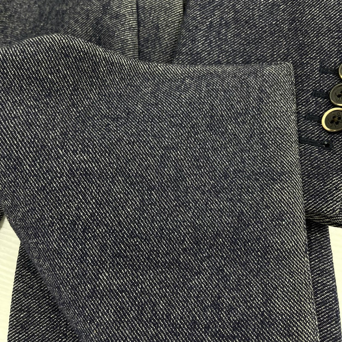 ジャケット LARDINI チェスターコート 44 ネイビー 44 ネイビー
