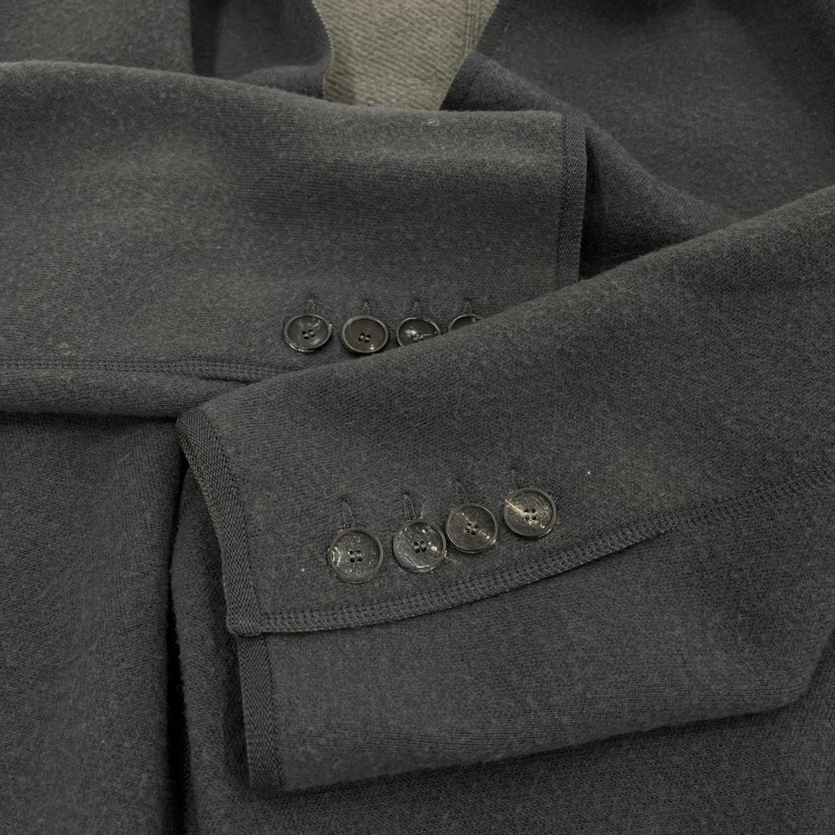 ジャケット GIORGIO ARMANI ニットジャケット 46 グレー 46 グレー