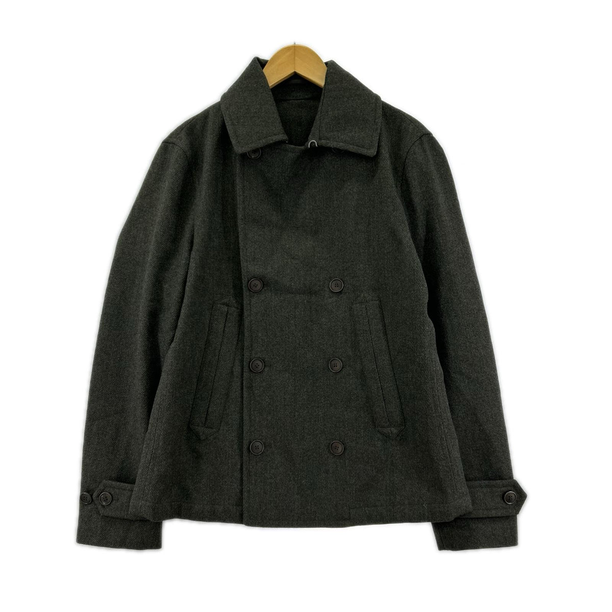ジャケット GIORGIO ARMANI WATER REPELLENT Pコート 48 オリーブ 48