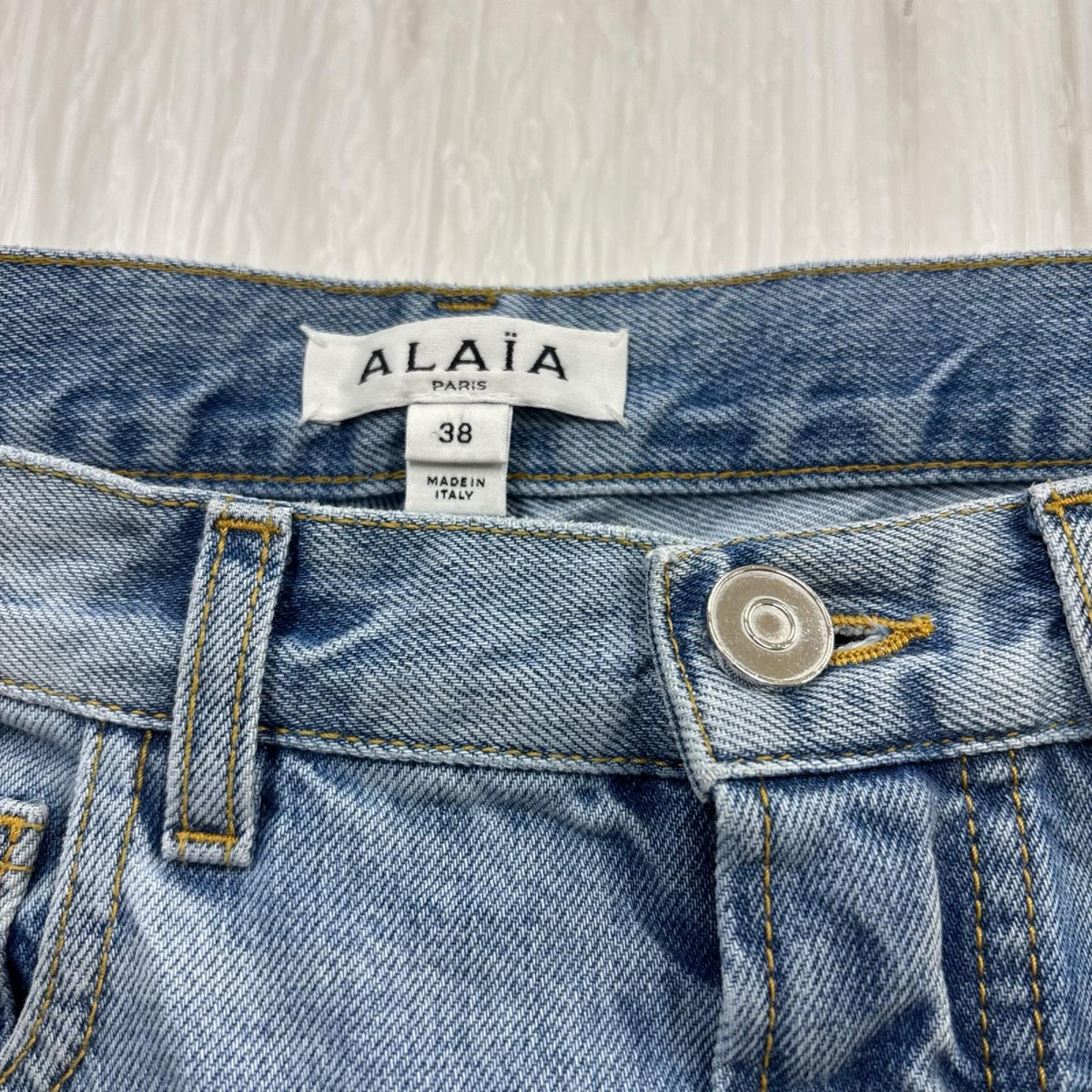 デニムパンツ カーブ ラウンド デニム 38 青 AA9P01764T587 38 ブルー