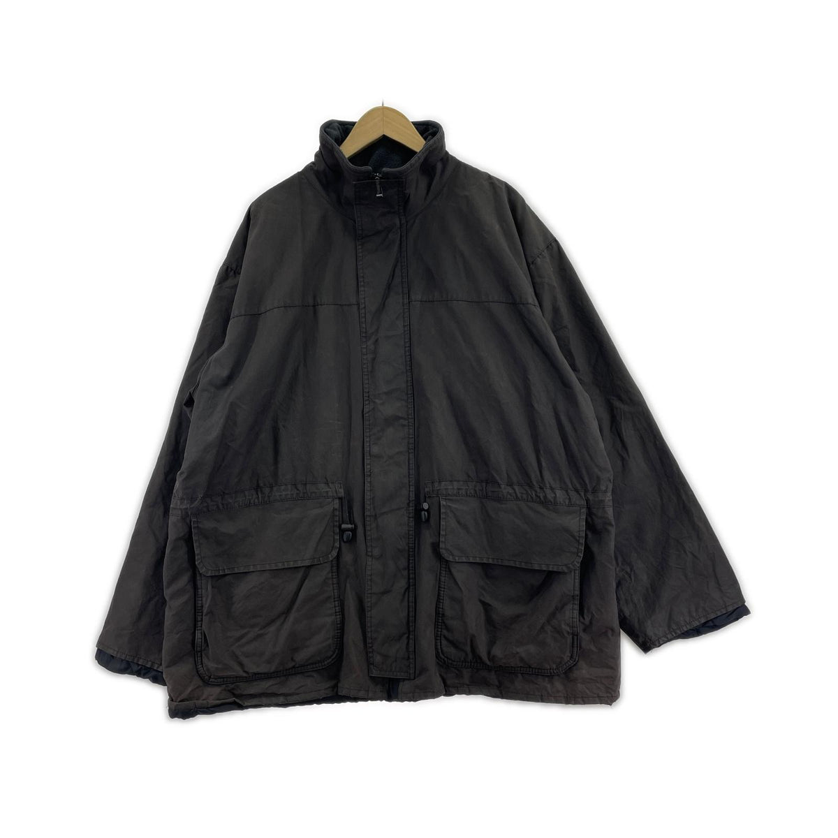 ジャケット Barbour POLARWAX JACKET オイルドジャケット XL ブラック ブラック