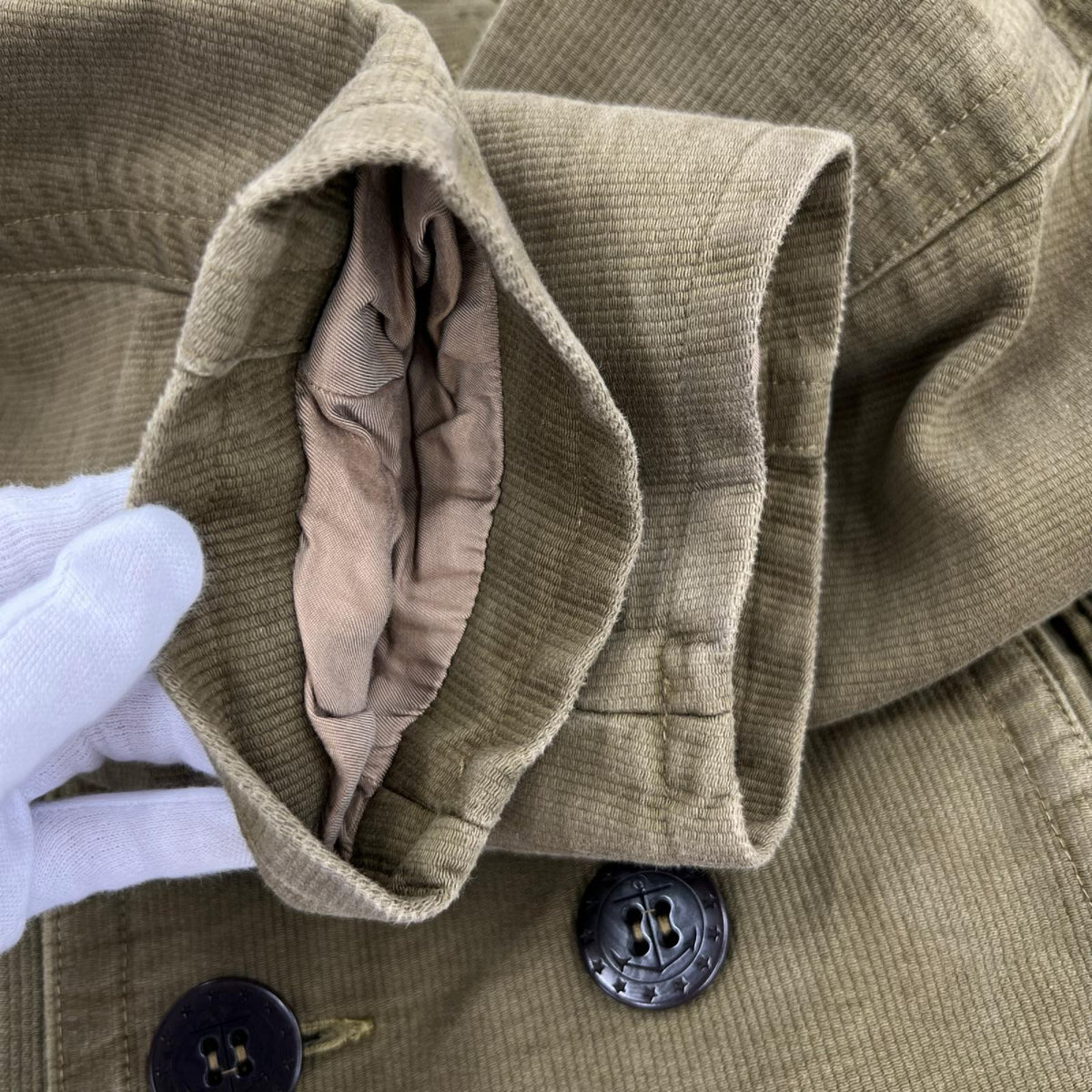 その他アウター Cotton Peacoat L カーキ L カーキ