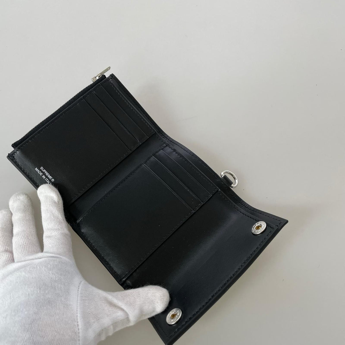 コンパクトウォレット Leather Chain Wallet マルチカラー