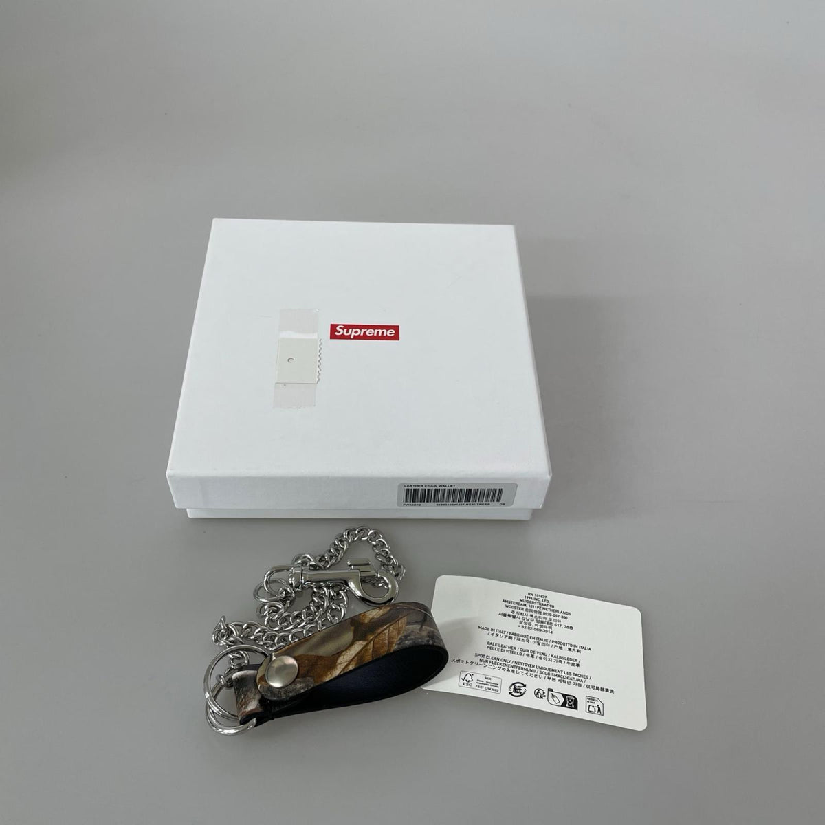 コンパクトウォレット Leather Chain Wallet マルチカラー