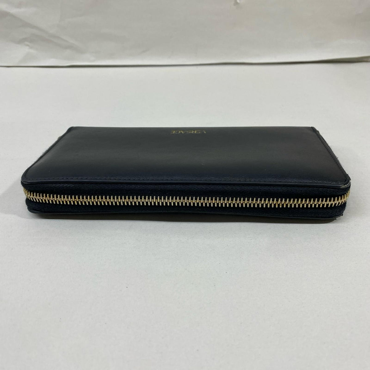 VERSACE レザー長財布 黒