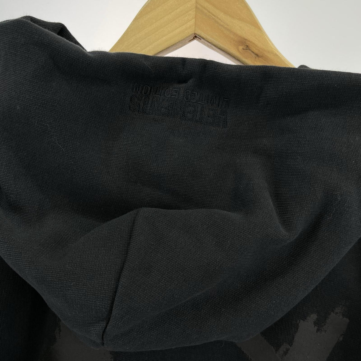 パーカー DOUBLE ANARCHY LOGO HOODIE S S ブラック
