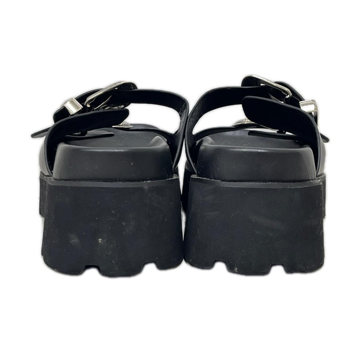 サンダル AMERI MEDI WESTERN BUCKLE SANDALS sizeM M ブラック