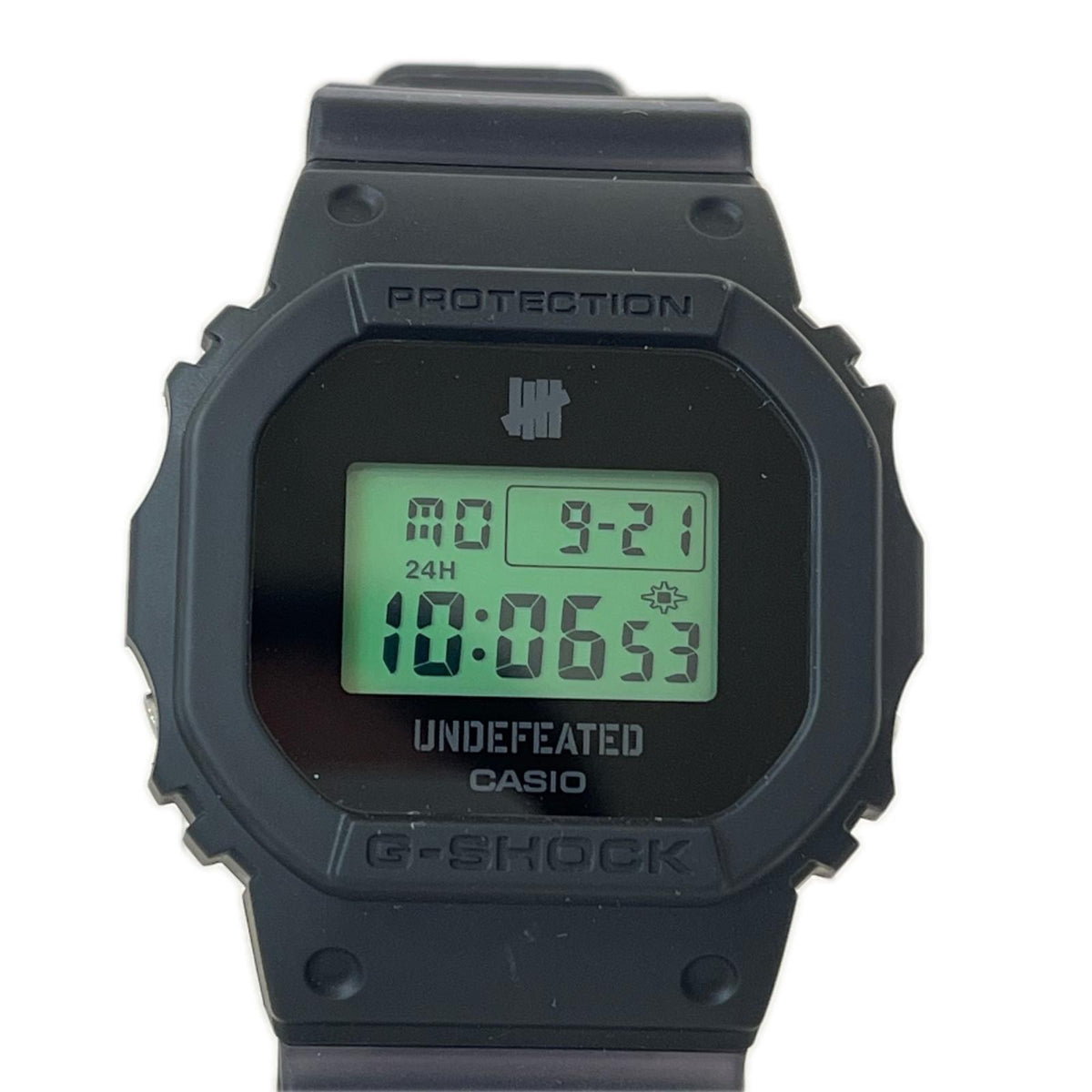 腕時計 CASIO G-SHOCK×UNDEFEATED DWE-5600UD-1JR デジタル時計 ブラック